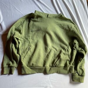 khaki green pangaia hoodie sweatshirt S